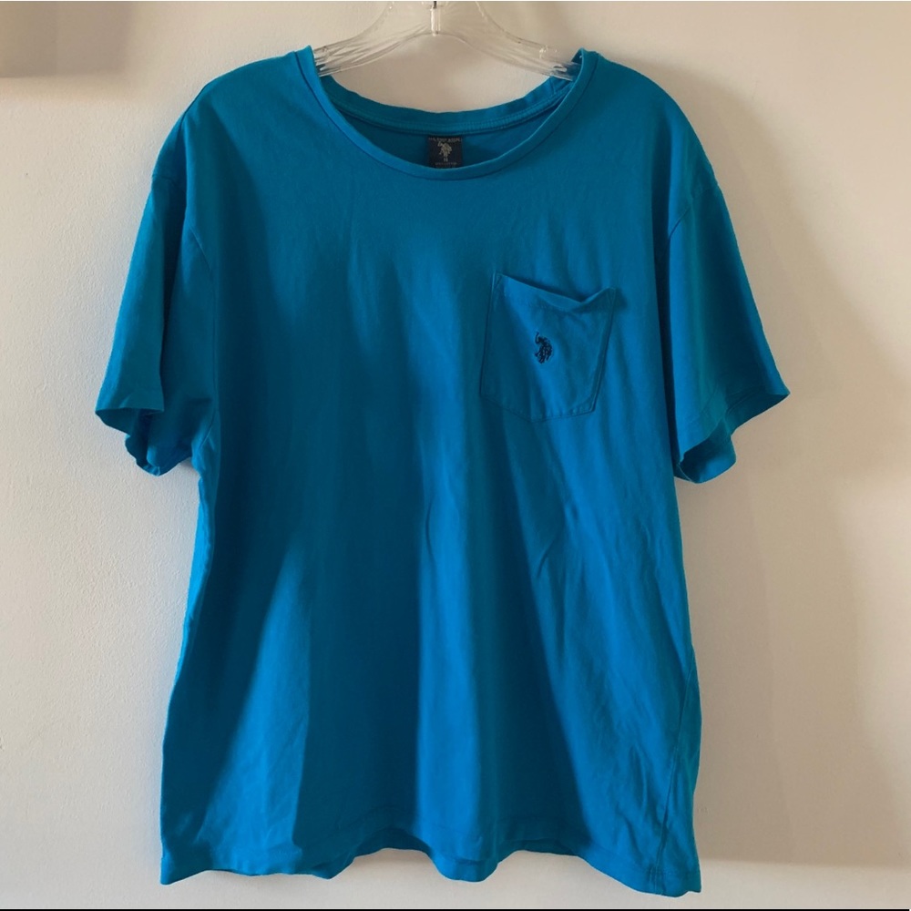 Vibrant Blue Polo T-shirt